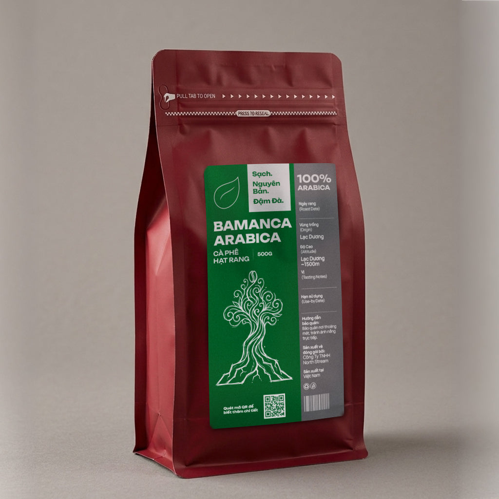 Bamanca Arabica - Cà Phê Hạt Rang Nguyên Chất (100% Arabica)