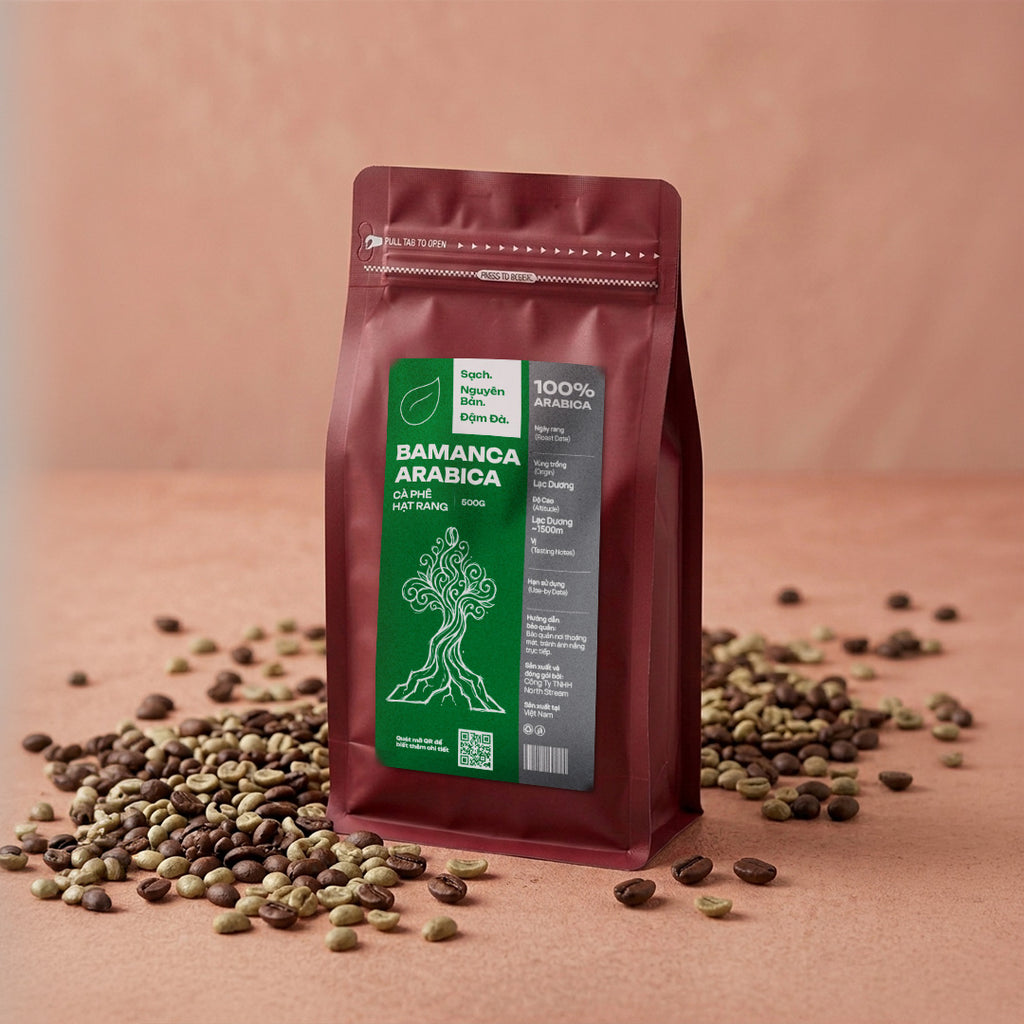 Bamanca Arabica - Cà Phê Hạt Rang Nguyên Chất (100% Arabica)